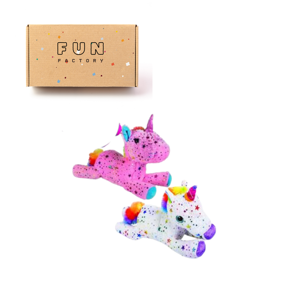 Funky Disco Plush Unicorn 30cm Metallic Stars