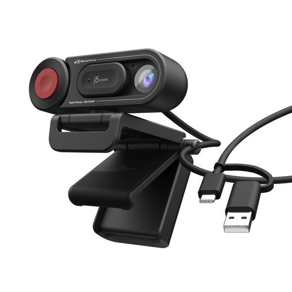 J5 JVU250 HD Webcam with Auto &amp; Manual Focus Switch
