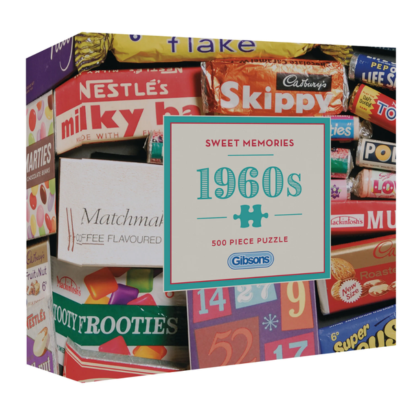 Gibsons - Sweet Memories of the 1960s - 500 Piece Jigsaw Puzzle in Gift Box