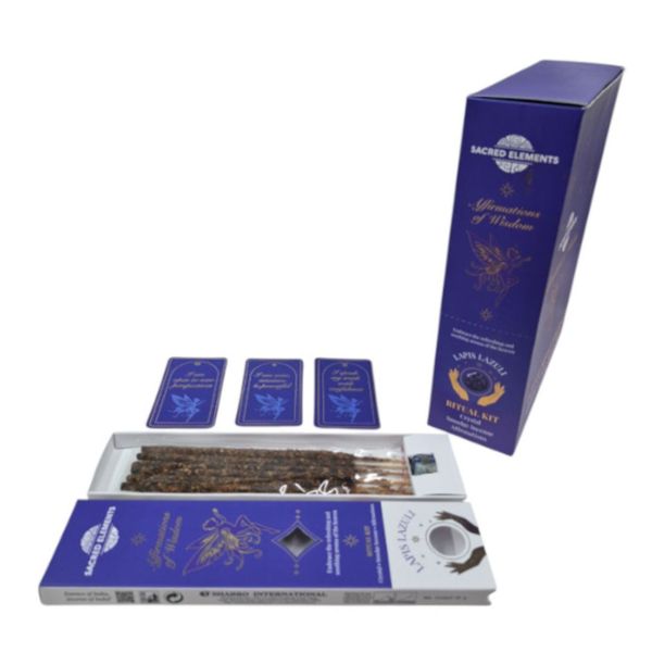 Affirmation of Wisdom Lapis Lazuli Incense Sticks - 12 boxes per pack