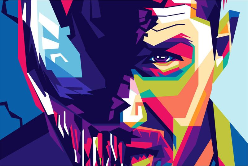 Laptop Skin Venom Abstract