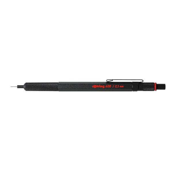 rOtring 600 Mechanical Pencil - 0,5mm Black Barrel