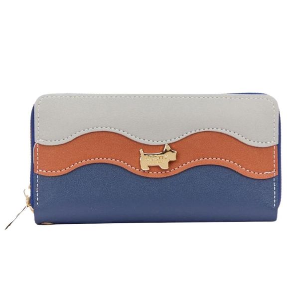 Scotty Bags - The Roberto - Double Zipper Purse - White &amp; Pink
