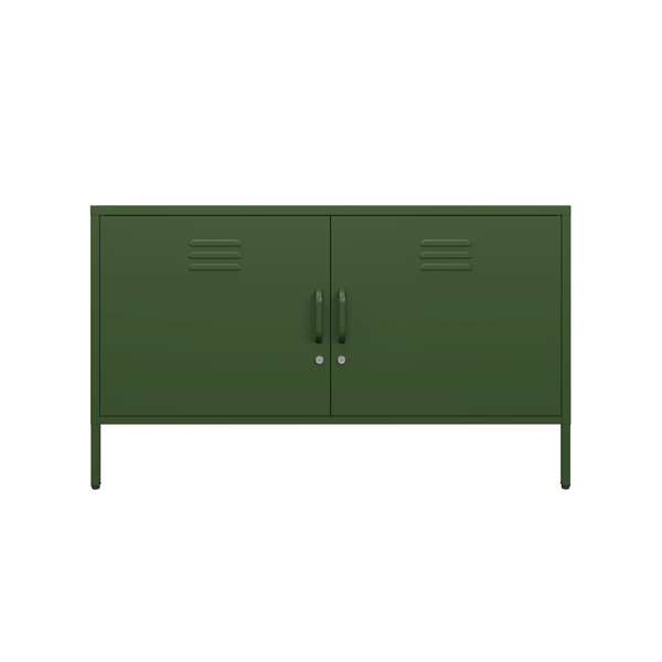 Sugar Cube Media Unit - Dark Olive