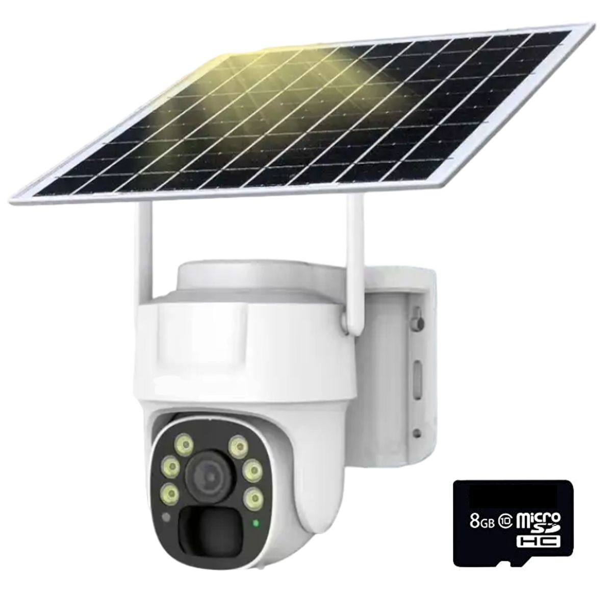 4G Sim Operated Solar HD 6LED Security Surveillance Camera With 8GB ...