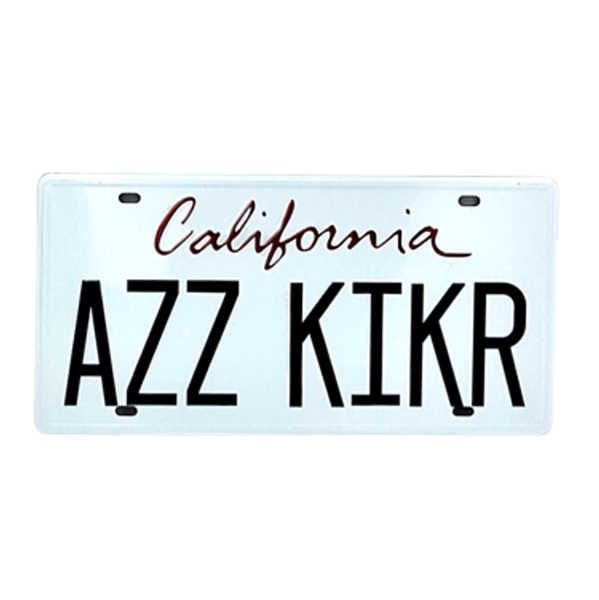 Conair Hollywood Themed Number Plate