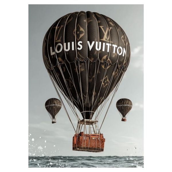 Louis Hot Air Balloon - A1 Poster