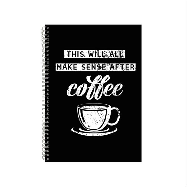 Coffee 6 Notebook Gift Idea A4 Notepad Pad 62