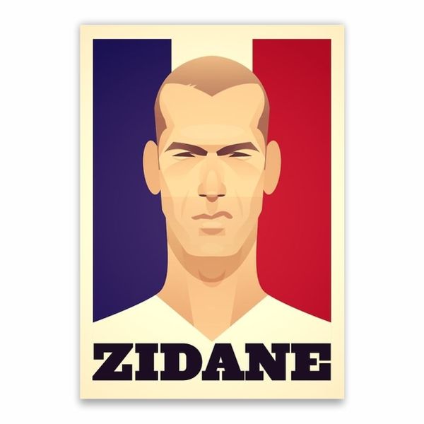 Zidane France Poster - A1