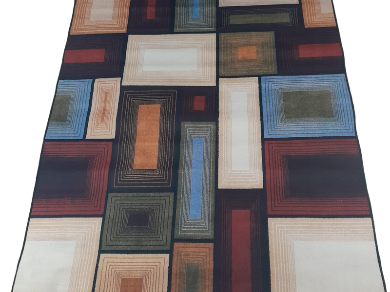 SMTE - 200cm by 150cm - Modern 3D Geometric Design Rug -FF102
