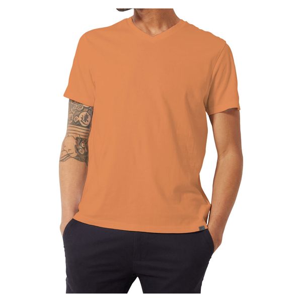 Pappa Joe - Men's V-Neck T-Shirt - Orange