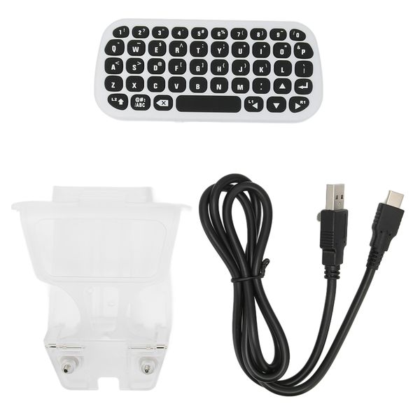 For PS5 Wireless Keyboard Portable Mini Gamepad Chat Board Bluetooth 3.0