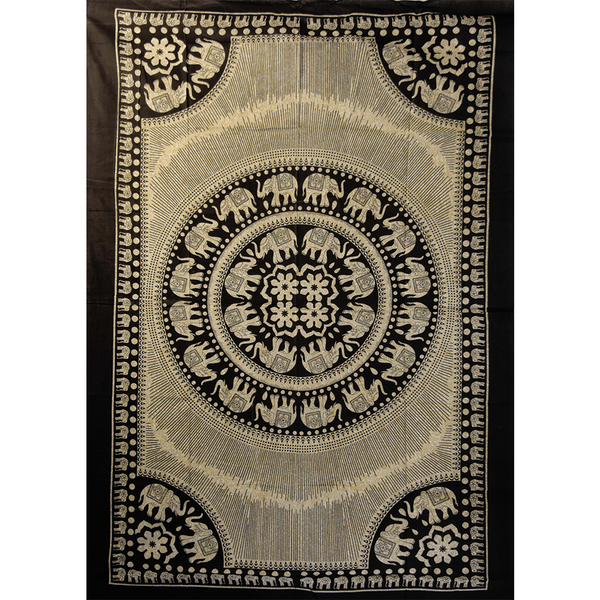 SKA Mandala Busy Batik Single Tapestry Throws