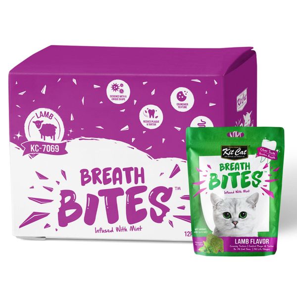 BreathBites Lamb Flavour (60g) X 12 Packs