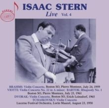 Isaac Stern: Live (CD / Album)