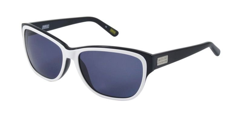 Barbour White Wayfarer UV400 Sunglasses