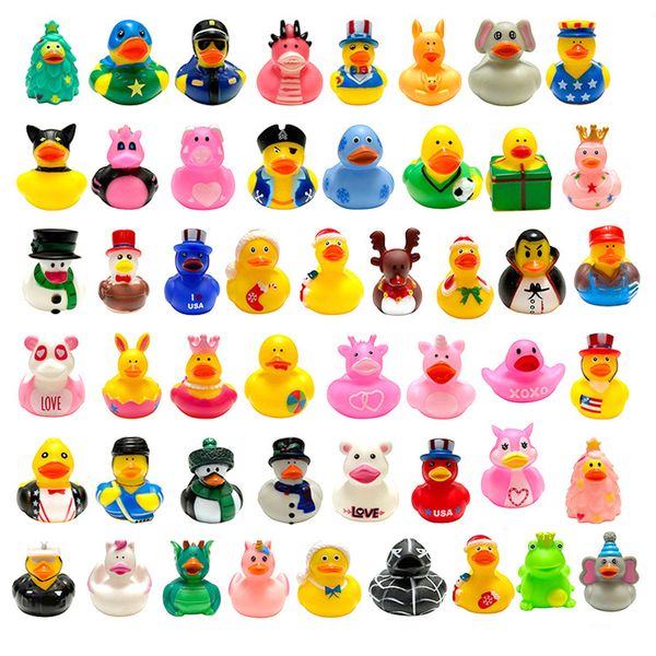 50Pcs Rubber Ducks,Random Assortment Bath Toys &amp; 2 Inch Mini Plastic Ducks