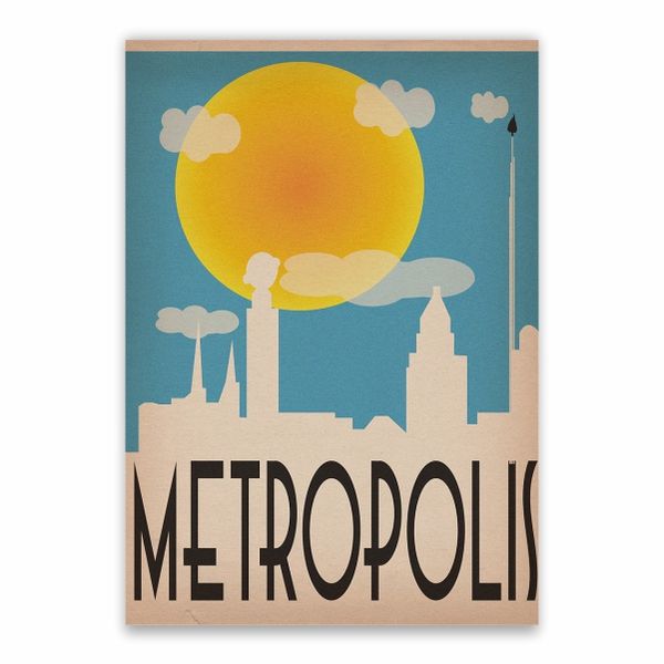 Metropolis City Poster - A1