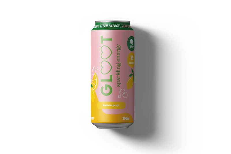 Gloot Sparkling Energy Lemon Pop 300ml x 6