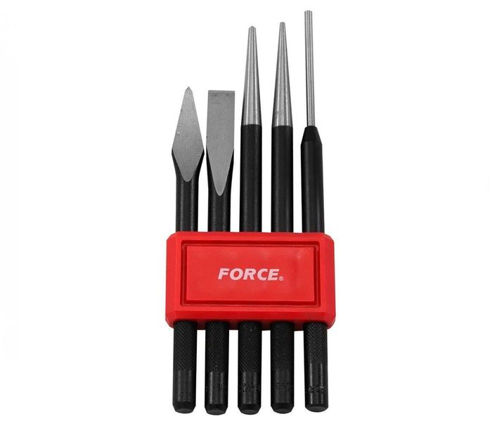 Force - 5 Piece Chisel And Punch Set 2Xchisels And 3Xpunches