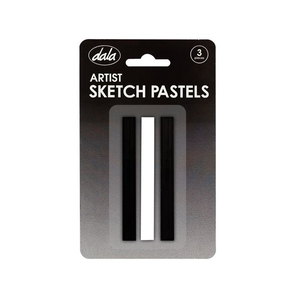 Dala Dala Artist Sketch Pastels Black and White