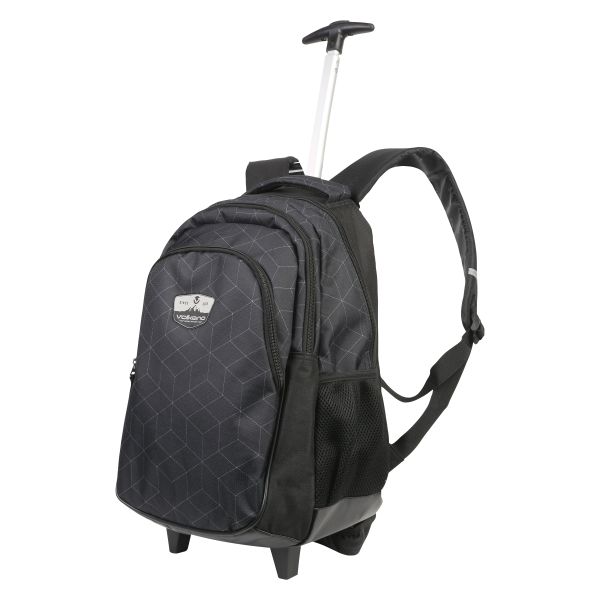 Volkano Winner Series Trolley Backpack 22L - Grey Dash, Travel &amp; School Bag