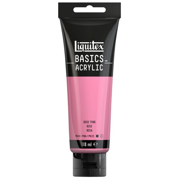 Liquitex Basics Acrylic Colour 118ml Tube - Rose Pink