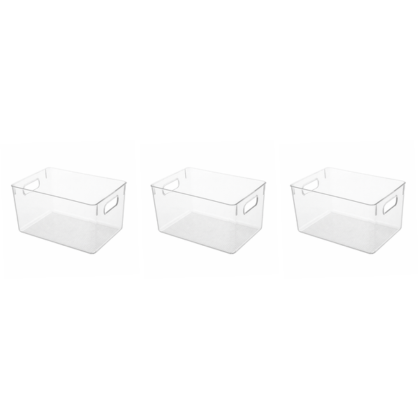 3 Pack - Storage Containers - Tranparent