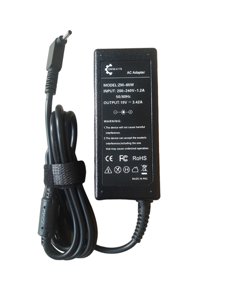 Replacement laptop charger for Acer 19V 3.42A 65W ( 3.0MM x 1.1MM )