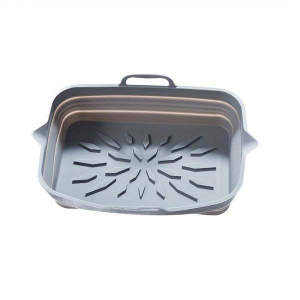 Rectangular Silicone Air Fryer Tray
