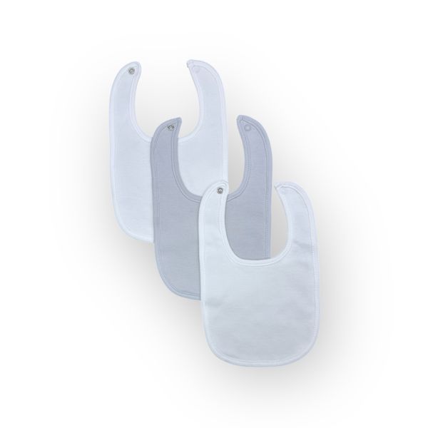 Mothers Choice 3-Pack Baby Basic Bibs - Cotton Set