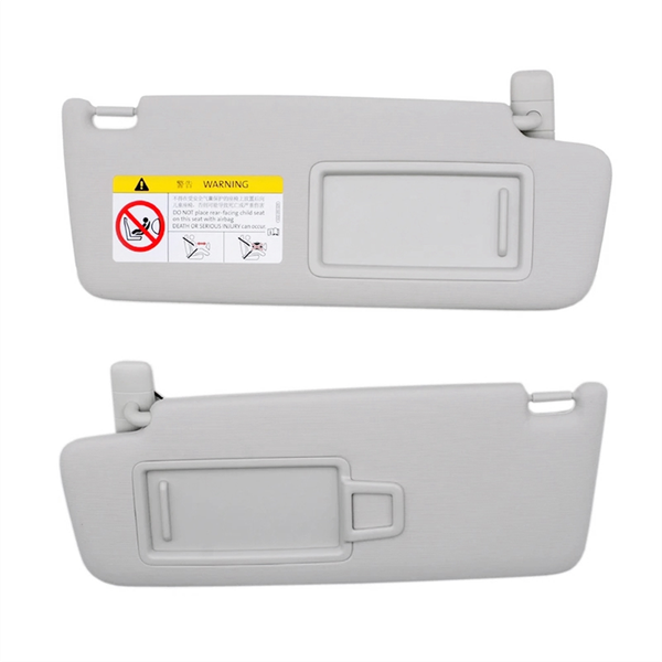 Front Lh+Rh Sun Visor with Mirror for Vw Golf 7 Compatible with Universal
