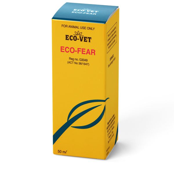 Eco-Vet - Eco-Fear To Help Relieve Your Pet In Stressful Situations - 50ml