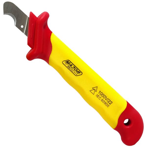 Major Tech 28mm Curved Blade 1000V Stripping Knife (VSKN012C)