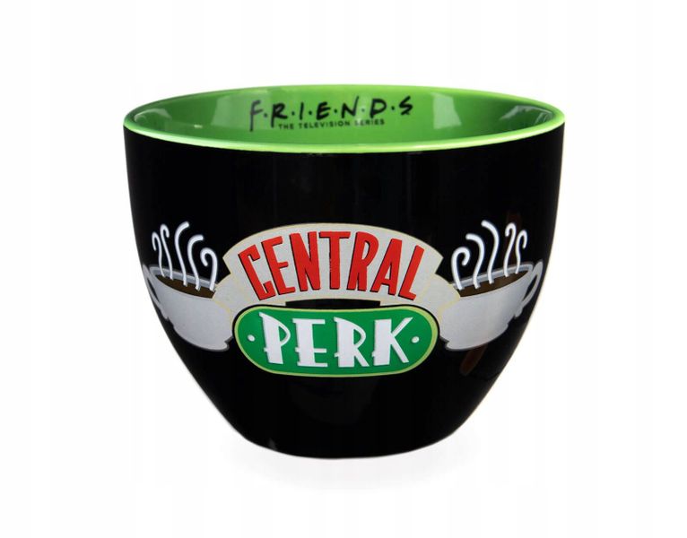 Friends (Central Perk - Black) Huggy Mug 630ml (Oversized Mug)