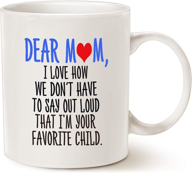 Dear mom,-Valentines-Father's day-Mother's day-Christmas Mug
