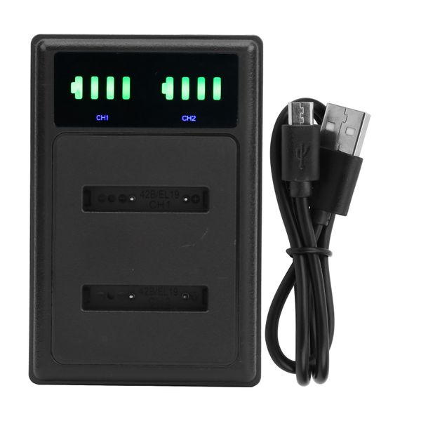Dual Micro/Type-C Charger for EN-EL19