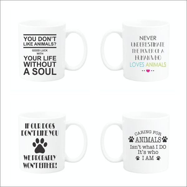 Animal Lover Mug And Coaster Set