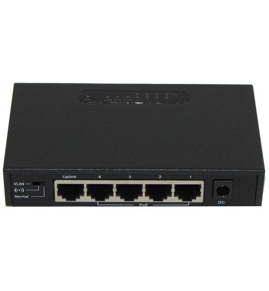 PowerTech 4 Port 10/100 POE + 1 LAN Switch