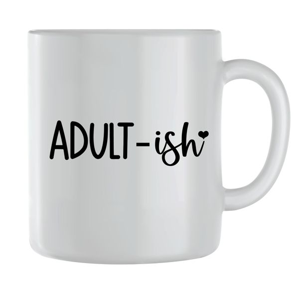 Ish Coffee Mugs for Men Women Funny Quotes Graphic Sayings Cup Present 214