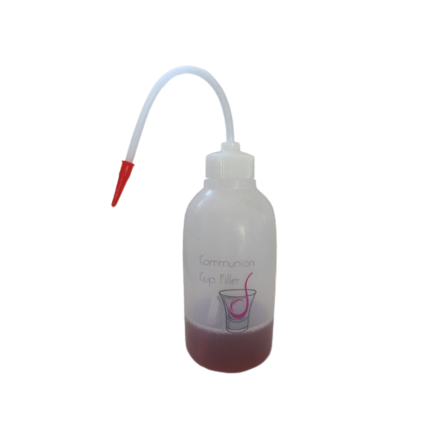 Communion Cup Filler Squeeze Bottle With Top Spout