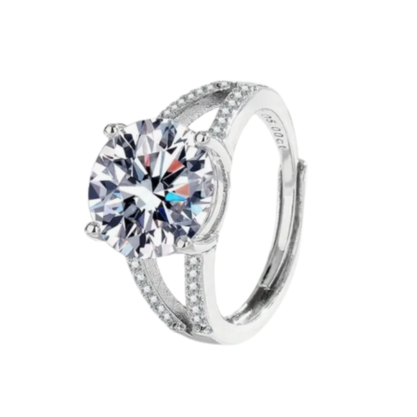 5ct Luxury Genuine Moissanite Ring
