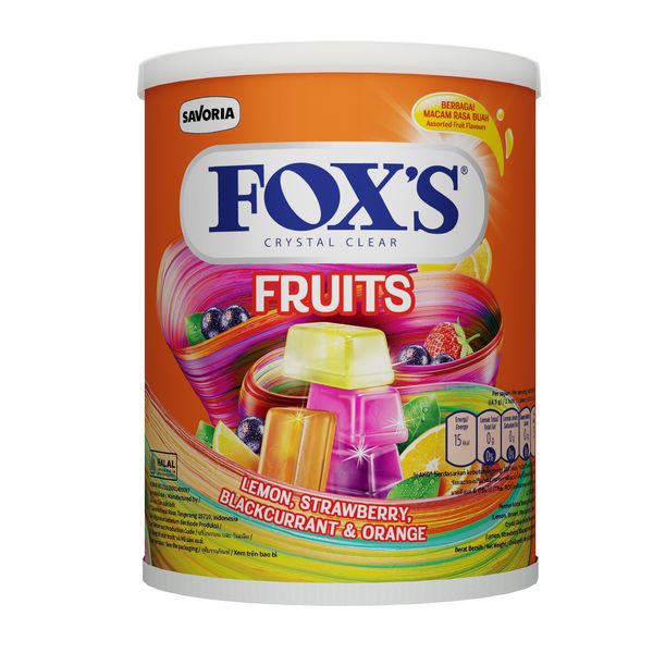 Fox's Crystal Clear Fruits Tin