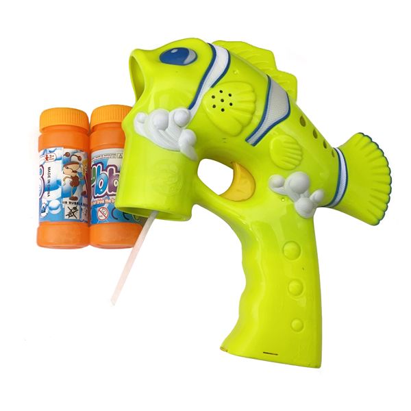 Bubble Gun - Fish LED 6 Inch