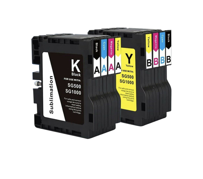 Sawgrass (SG500/SG1000) Cartridge Compatible AB Series 8 Piece