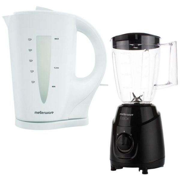 Mellerware - "Tugela" 1.7L Cordless Kettle and 1L 300W Jug Blender