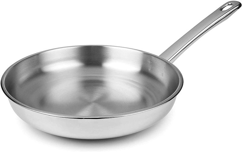 Lacor - Vitrocor Frying Pan 24cm - 18/10 Stainless Steel