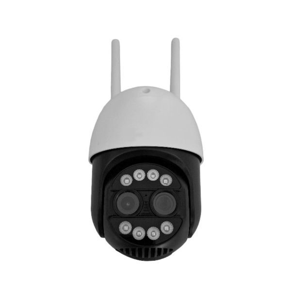 Outdoor PTZ Dual Lens WiFi Camera - 5.0MP iCsee App