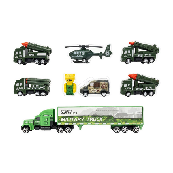 Military Transport Truck Toy Playset