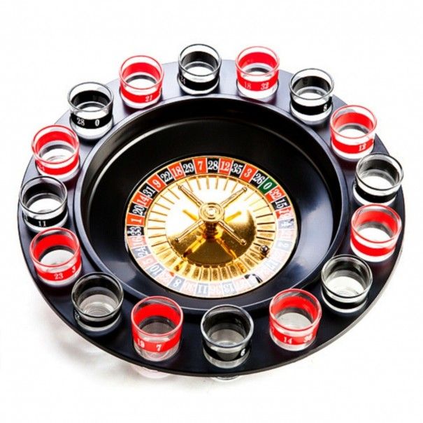 Shot Glass Roulette Drinking Game 